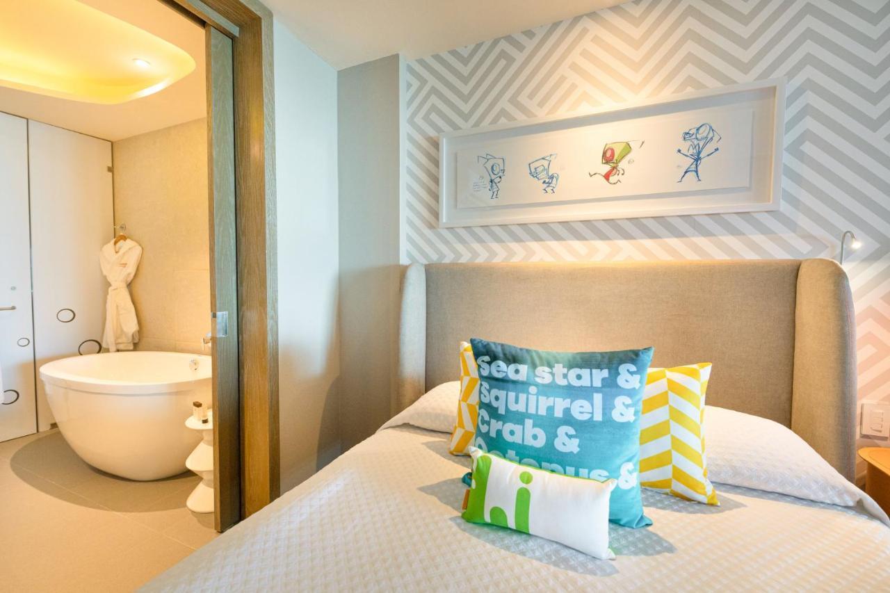 Nickelodeon Hotels & Resorts Riviera Maya 푸에르토 모렐로스 외부 사진 A bedroom at the hotel